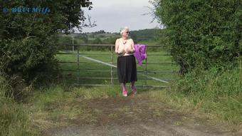 Britmilfs Naughty Granny Outdoors