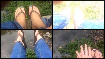 Roselynnlocks Pretty Toes And Flip Flops In Nature Manyvids