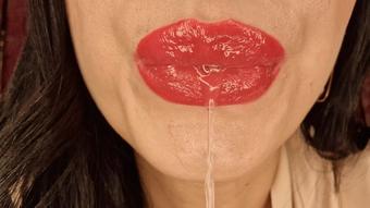 Lipstick and tongue mindfuck part 2
