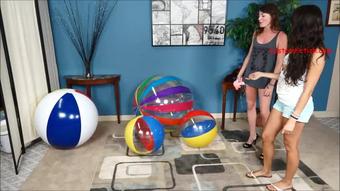 MaryJane's Inflatable Beach Ball Sit Pop