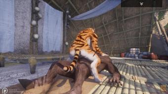 Wild Life / Grok Furry Bull fucking