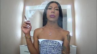 attractive smoker