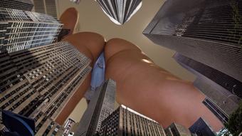 Mia Hope in 'Tiny City Terror' Giantess SFX