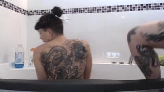 worship 2 goddess having a bath