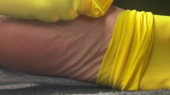 Nylon Sock Removal In Car Pt 1