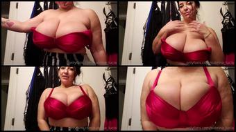 Subrina Lucia 17 02 2019 22558347 Sexy Red Silk Bra And My Pasties
