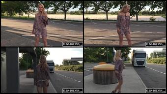 Elisa Hotwife Flashing Naked In Public In A Rest Area Manyvids