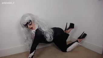 Black Cat Cosplay - Dildo riding - January 23, 2021