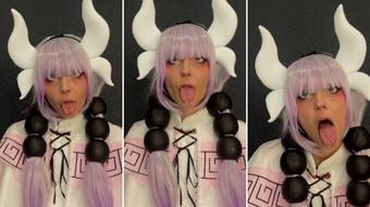 Kanna Kamui - Silly and Ahegao Face - Dec 21, 2022
