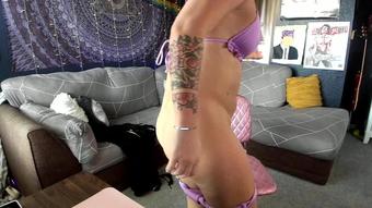 Winking Asshole In Bikini