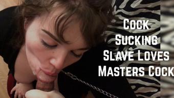 Cock Sucking Slave loves Masters Cock