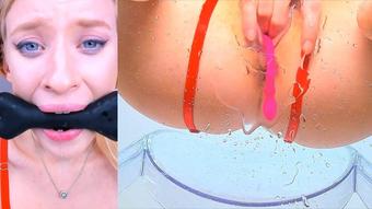 Gagged slave squirting for master - October 11, 2022