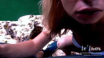 RISKY PUBLIC FUCK WITH HORNY STRANGER GIRL ON THE TRIP. HOT DEEPTHROAT