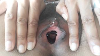 pussy dilator and clit play - June 21, 2020