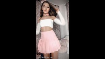 Teen Shows Of New Outfit Then Plays