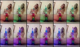 Lucyymfc 14 10 2019 71524322 Rainbow Dildo Fuck With My Hitachi