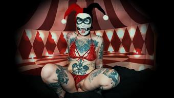 Harley Quinn Spidergagged Fucked