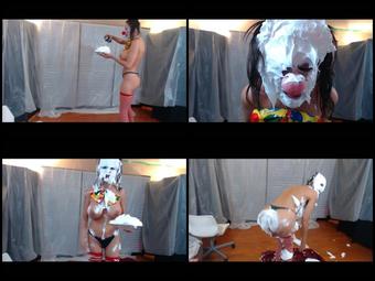 Sandisquirts   My First Wam Clip   Shaving Cream Pies   Manyvids