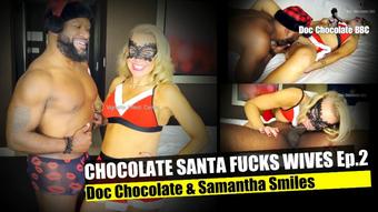 Chocolate Santa BBC fucks Samantha - December 24, 2024