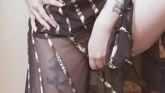 Sheer Dress Strip/ Hitatchi Squirt Show - April 08, 2018