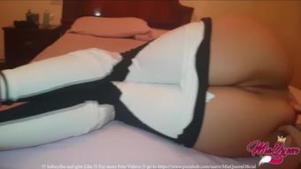 She loves being fucked in tight Yoga Pants, MASSIVE CREAMPIE; ByMiaQueen !!