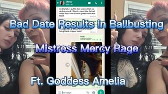 Bad Date Results In Ball Busting