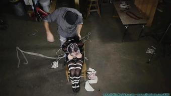 Riley Is Captured Belt Whipped And Hogtied 2