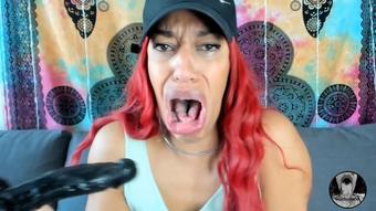 Aggressive DT and gagging on dildos - February 12, 2022
