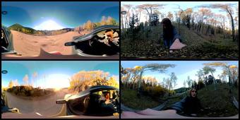 072 360Vr Fucking Myself With Bad Dragon Dildo Under Yellow Aspens  Freckledred Freckledred 2160P