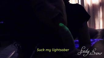 I made my boyfriend's dick a lightsaber