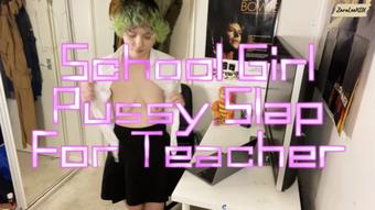 Teen's Reluctant Pussy Slap For Teacher - Dec 12, 2022