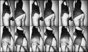Axellepeach 15 06 2022 2489681652 Black And White And Slow Motion So You Can Enjoy All The Invent Of My Big Cheeks And All