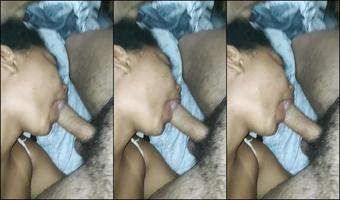 The even upset stepdaughter for waking up early goes deepthroat and drinks cum