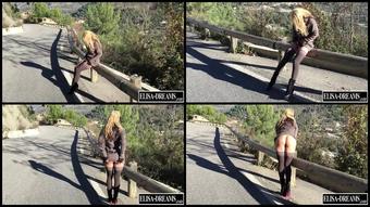 Elisa Hotwife Flashing Naked On The Road Near Italy Manyvids