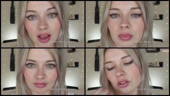 Miss Ruby Grey Eye Contact Cum Guzzler