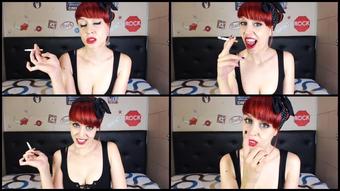 Candystart Pin Up Girl Smoking Blowjob Pov