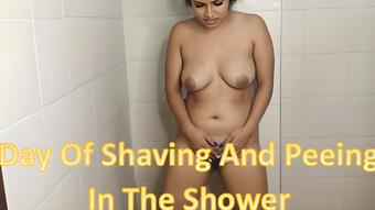 Day Of Shaving And Peeing In The Shower - August 05, 2023