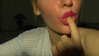 Oopsmodels Mia Red Lips With Long Tongue 2