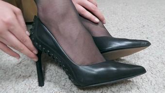 Retro Stocking Foot Worship