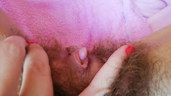 Cuteblonde666 Close Up Clit Hood Scretching Pulling