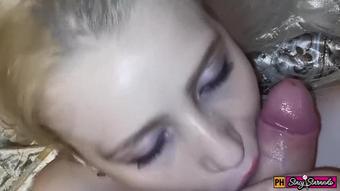 Asked To Fuck Her In Mouth | Close Up Blowjob And Cumshot | POV