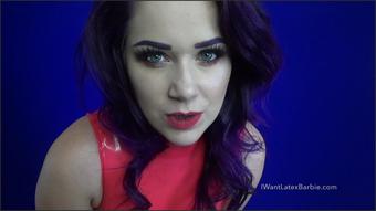 Latex Barbie Diabolical Dick Stroking