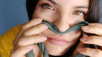 smelling my body and my underwear - March 08, 2021