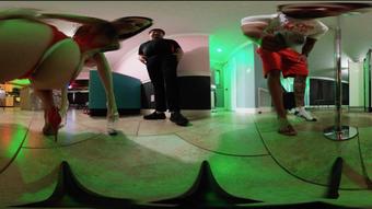 VR360* Dominated By Giants At Strip Club