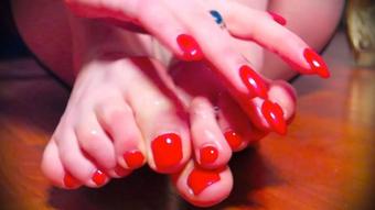 Cum on My Red Toes - April 04, 2023