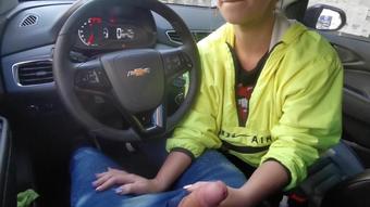 Masturbating My Uber Driver