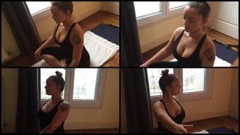 Lizadelsierra 01 10 2018 13809828 En General Ma Seance De Yoga Est Beaucoup Plus Zen Mais Avec Un Voyeur Dans La Pi Ce J
