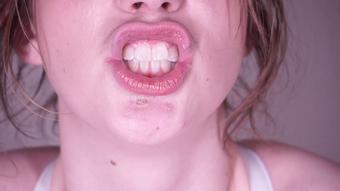 Neighbour's Lip Tease
