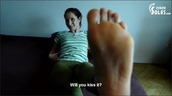 Christmas Foot Fetish Wish Foot Worship Long Toes Sexy Feet Czech Soles 1080P