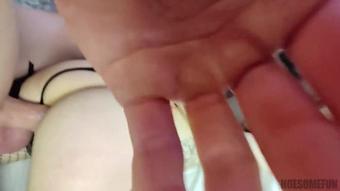 I Tied up my Big Ass Stepsister and Fucked while Parents are Away